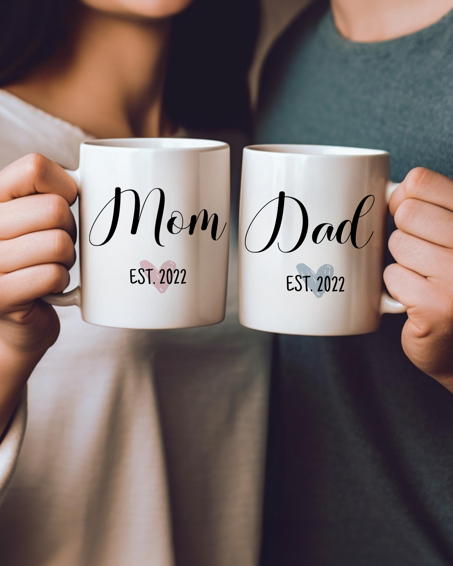 Caneca Mom/Dad & Est. Personalizada