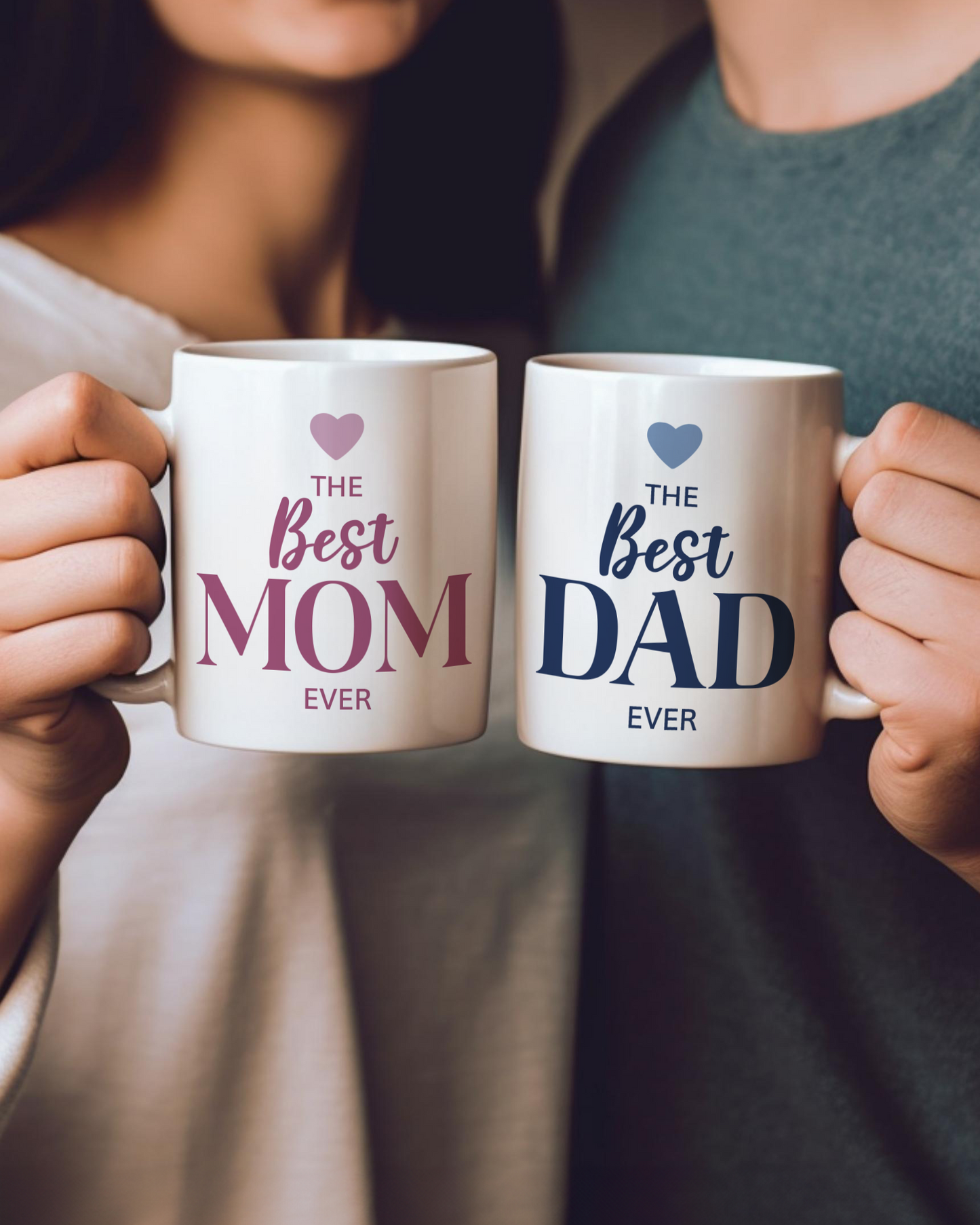 Caneca "The Best Mom/Dad Ever"