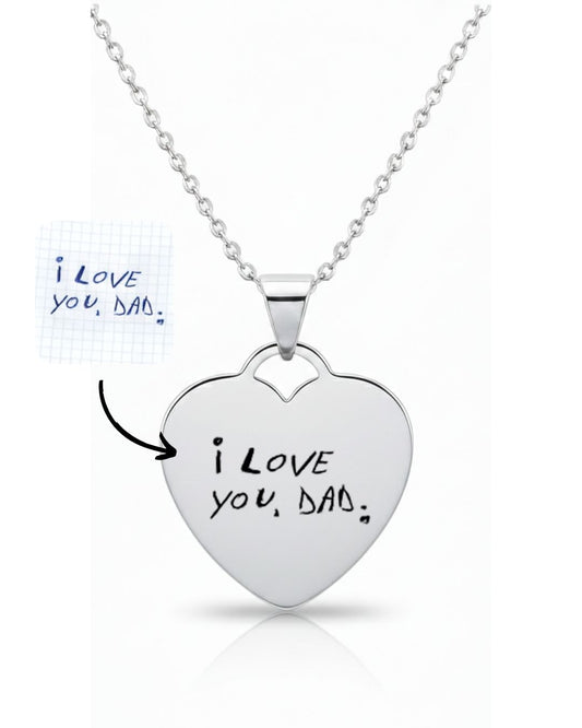 Colar c/ Desenho ou Dedicatória Personalizado