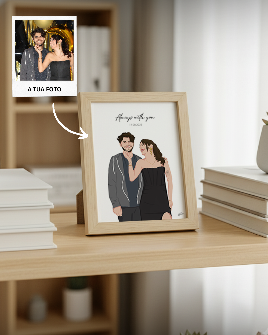 Cuadro Retrato Colorido