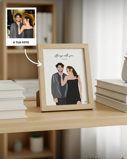 Cuadro Retrato Colorido