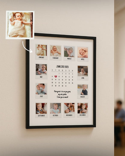 2.92. Cuadro Calendario c/ 10 Fotografías