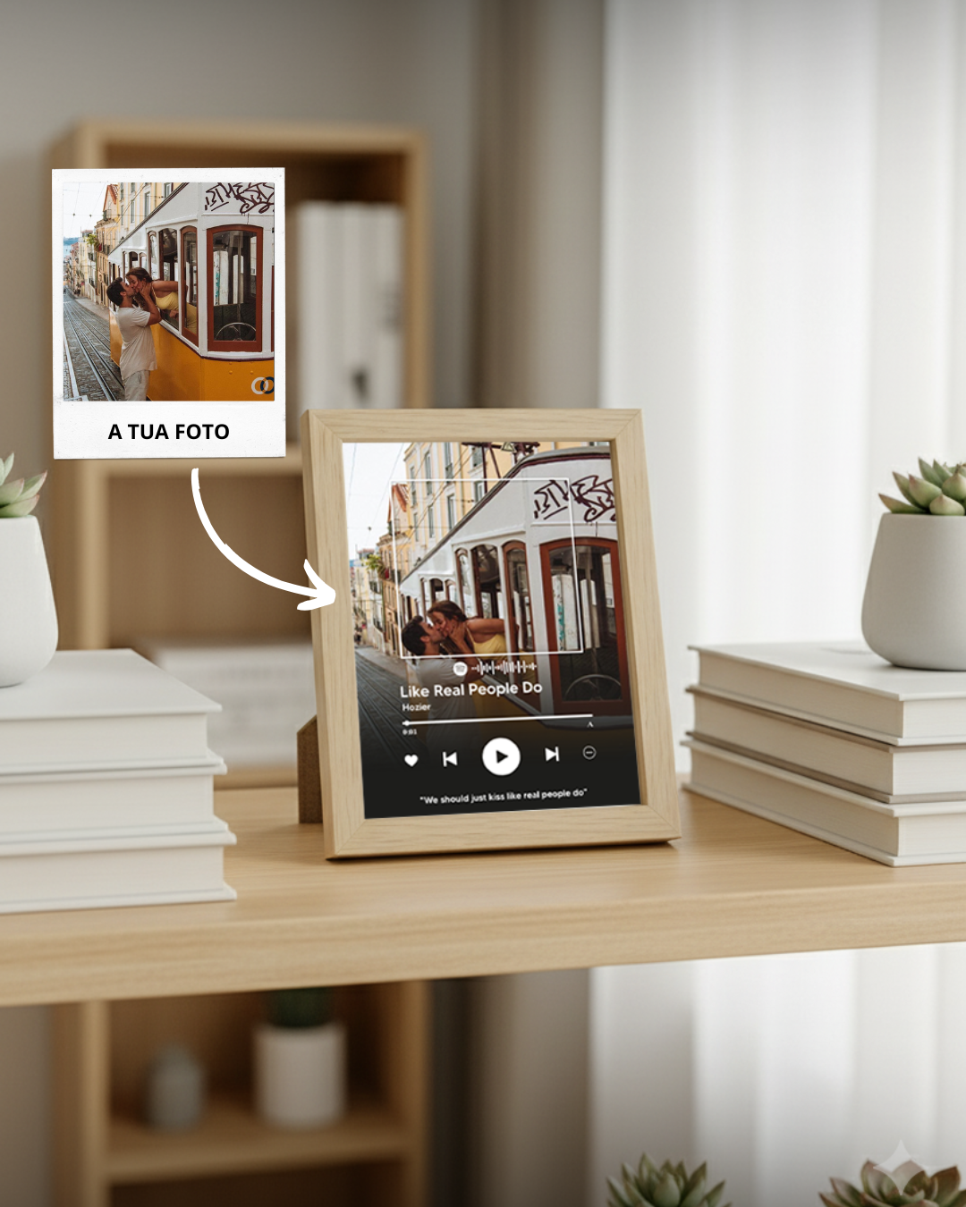 Cuadro Spotify Player con Fotografía Completa