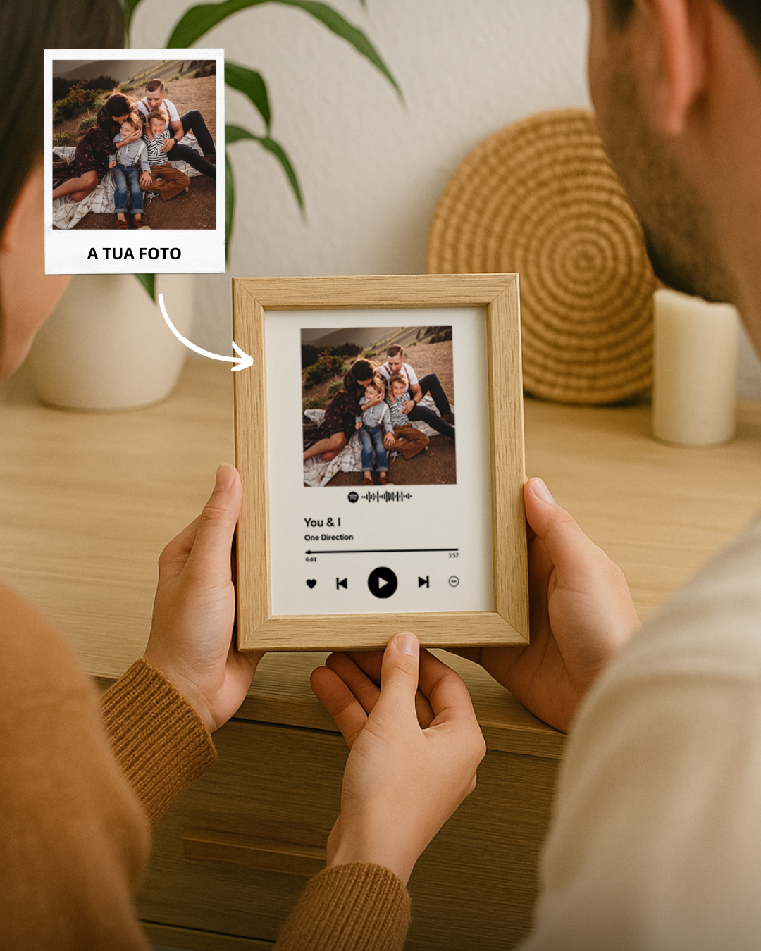 Cuadro Reproductor de Spotify Personalizable