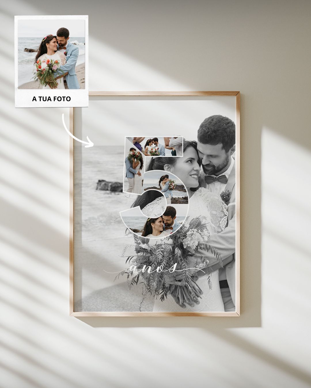 Cuadro Aniversario de Noviazgo/Matrimonio - 1, 2, 5 y 10 años