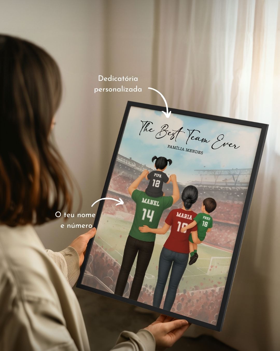 2.106. Cuadro Familia Fútbol Personalizado