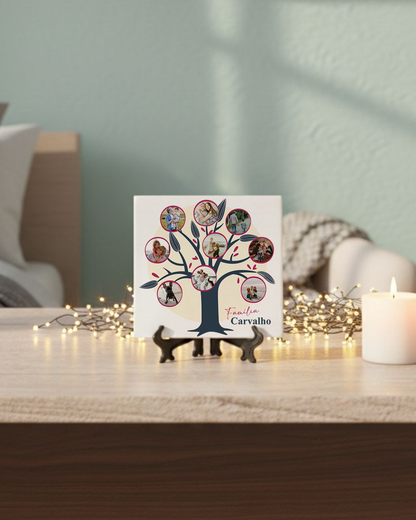Azulejo Árvore Genealógica Personalizado