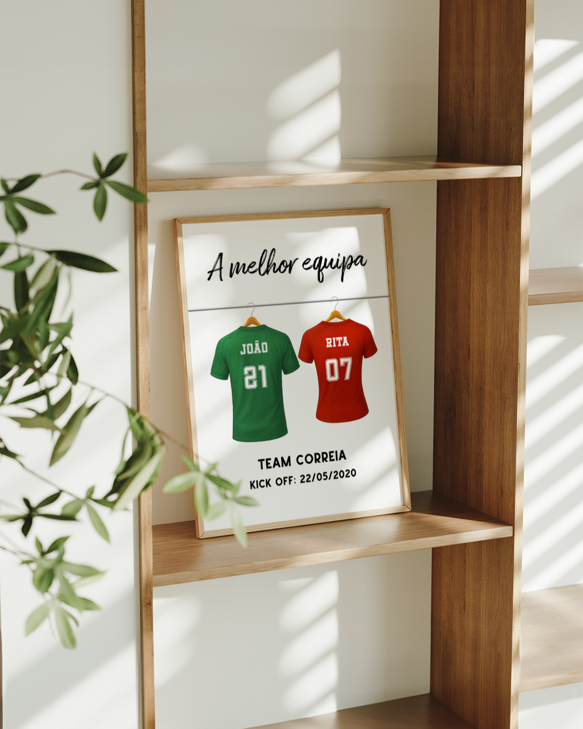 2.107. Cuadro Pareja Fútbol - "The Perfect Match"