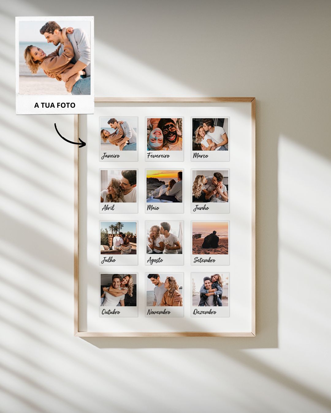 2.102. Cuadro 12 Meses c/ 12 Fotografías