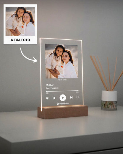 Lámpara Spotify Personalizable (Foto y Música)