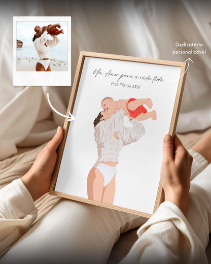 Cuadro Retrato Colorido