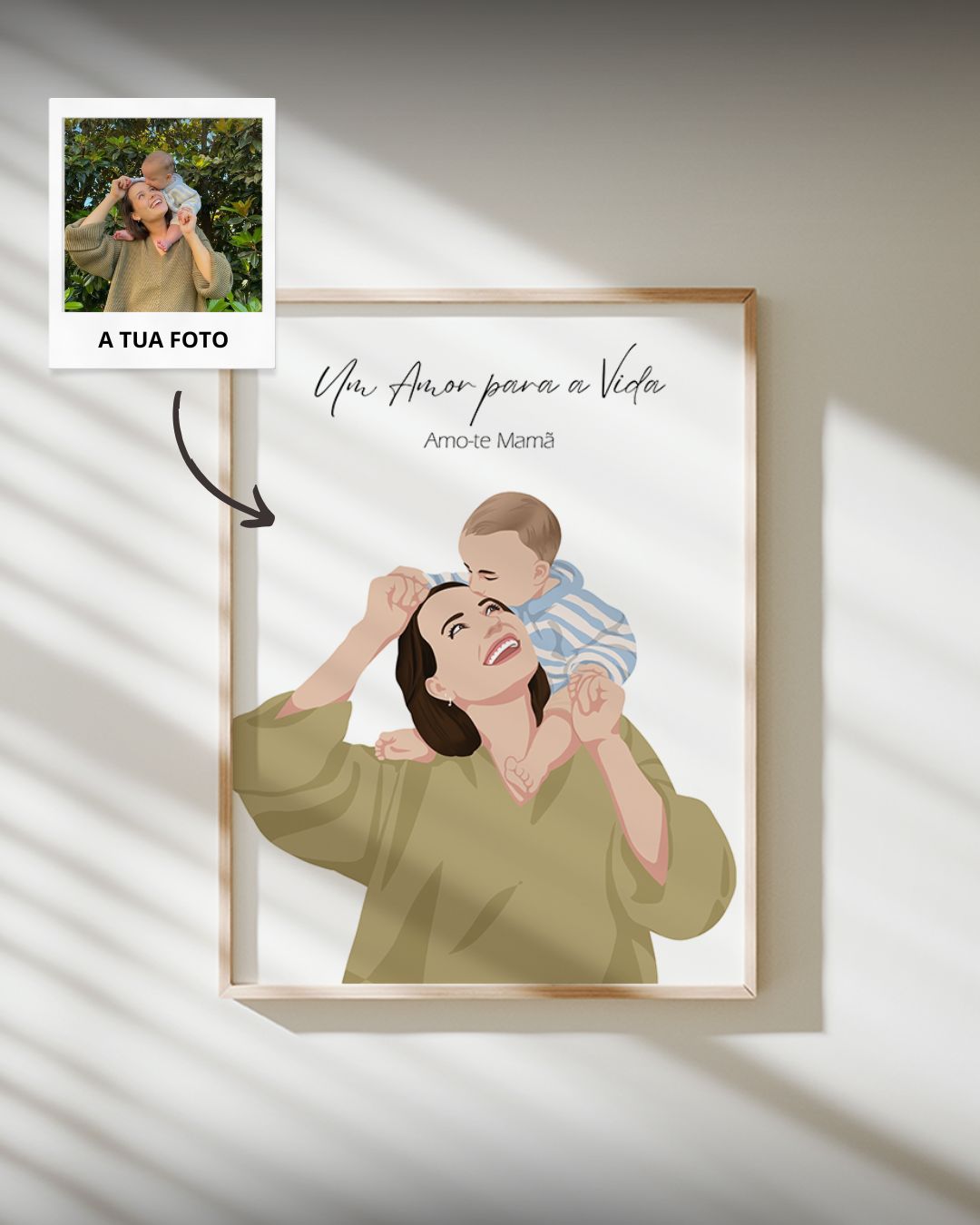 Cuadro Retrato Colorido