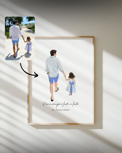 Cuadro Retrato Colorido