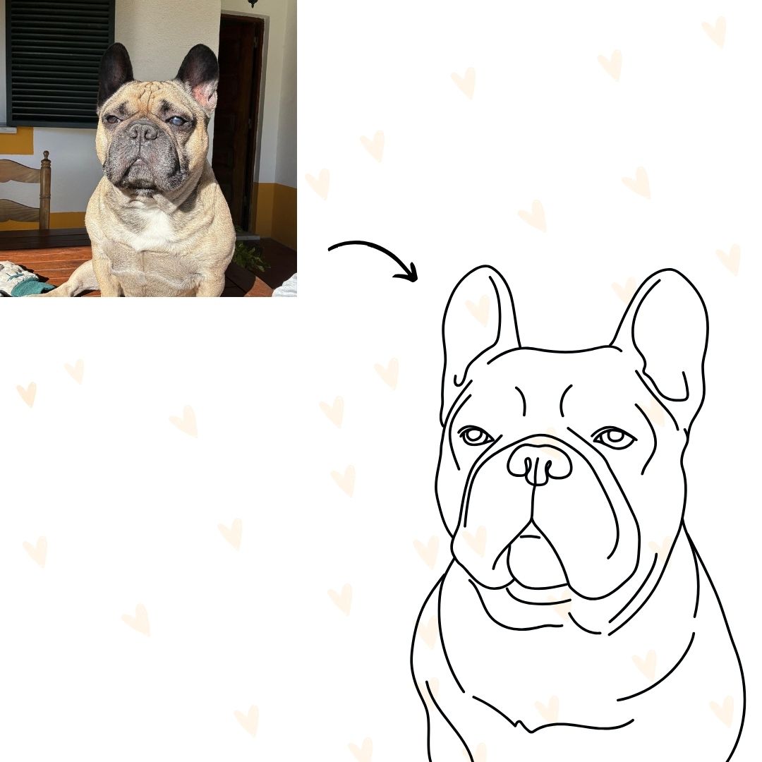 Digital Line Art Portrait