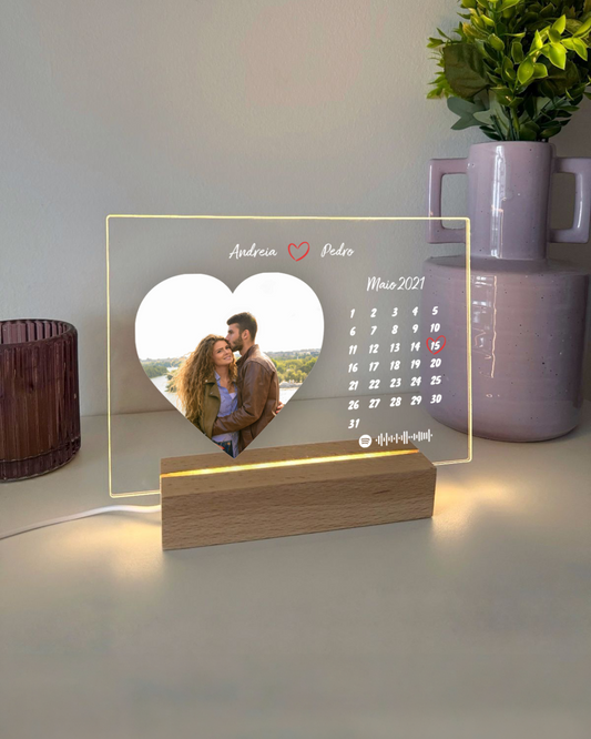 capa:namorados | Placa Dia Especial no Calendário - Personalizado