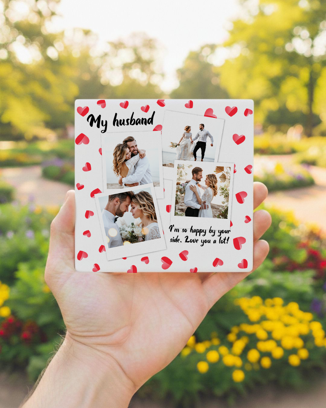 Custom Tile w/ 4 Photos