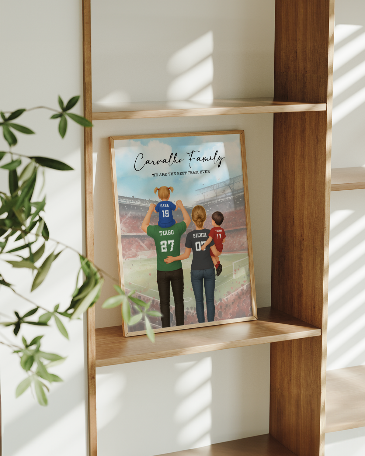 2.106. Cuadro Familia Fútbol Personalizado