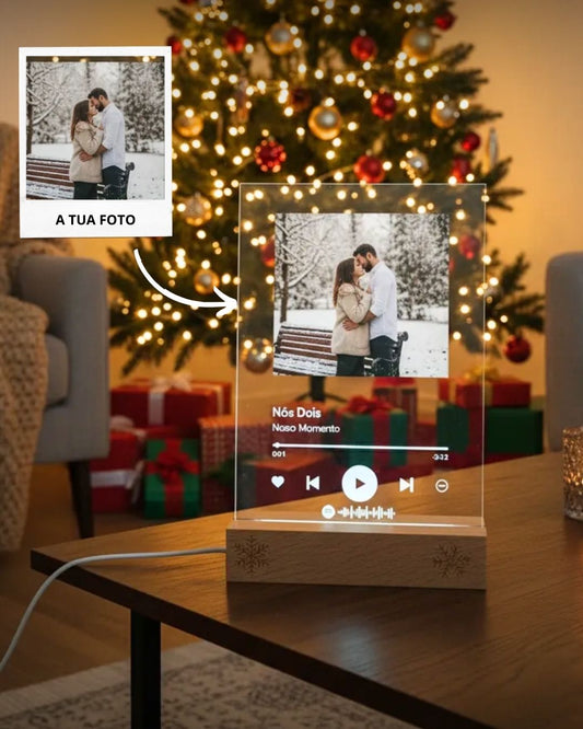 Placa Spotify Personalizável (Foto & Música)
