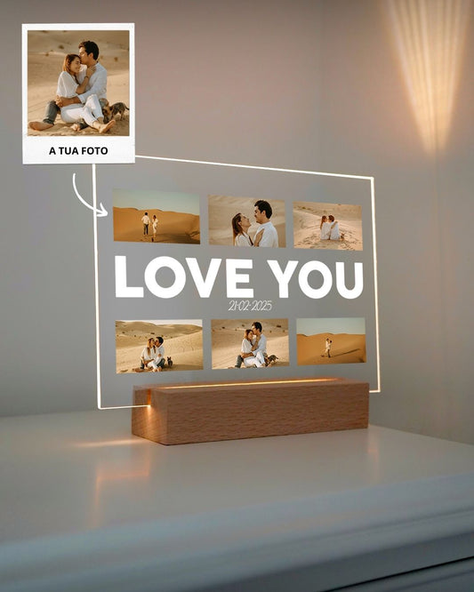 Lámpara Dedicatoria c/ 6 Fotografías
