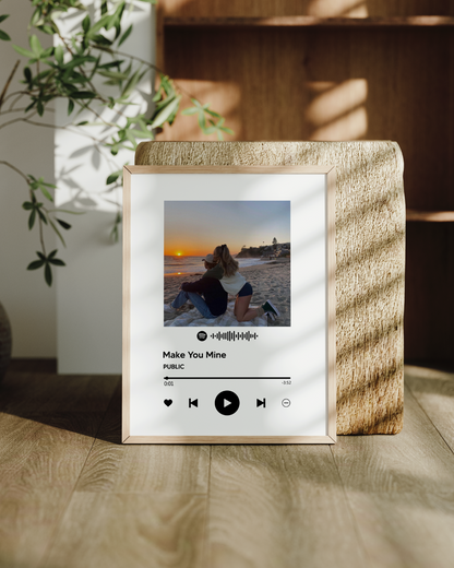 Quadro Spotify Player Personalizável