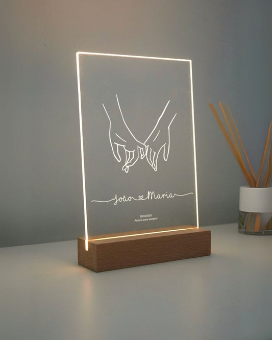 Custom Pinky Promise Lamp