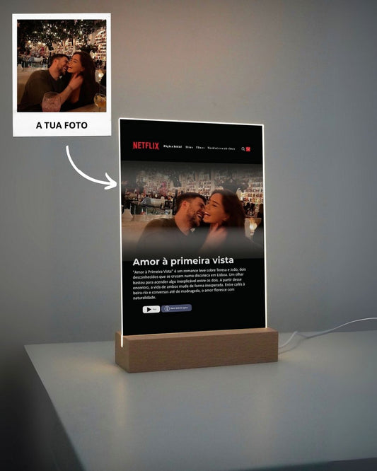 Custom Netflix Lamp w/ 1 Photo