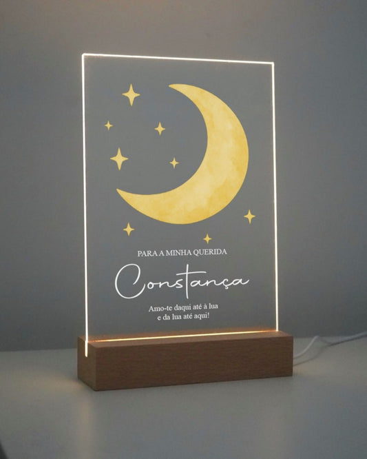 Custom Lamp w/ Night Moon