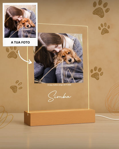 Lámpara Fotografía y Frase - Animal