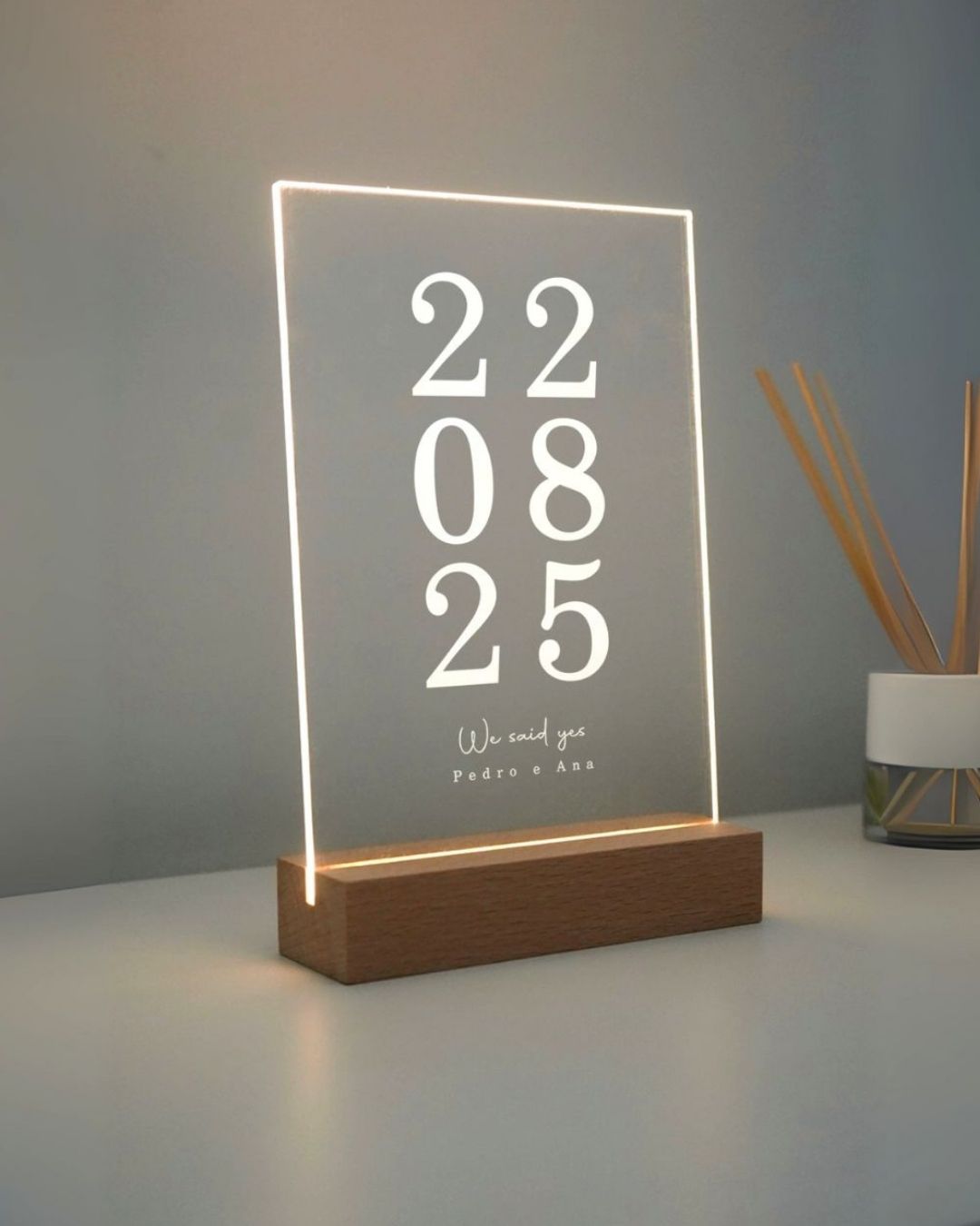 Custom Lamp w/ Special Date