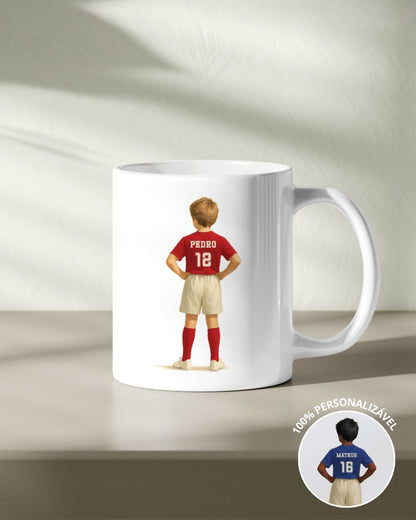 Caneca Jogador de Futebol Personalizável