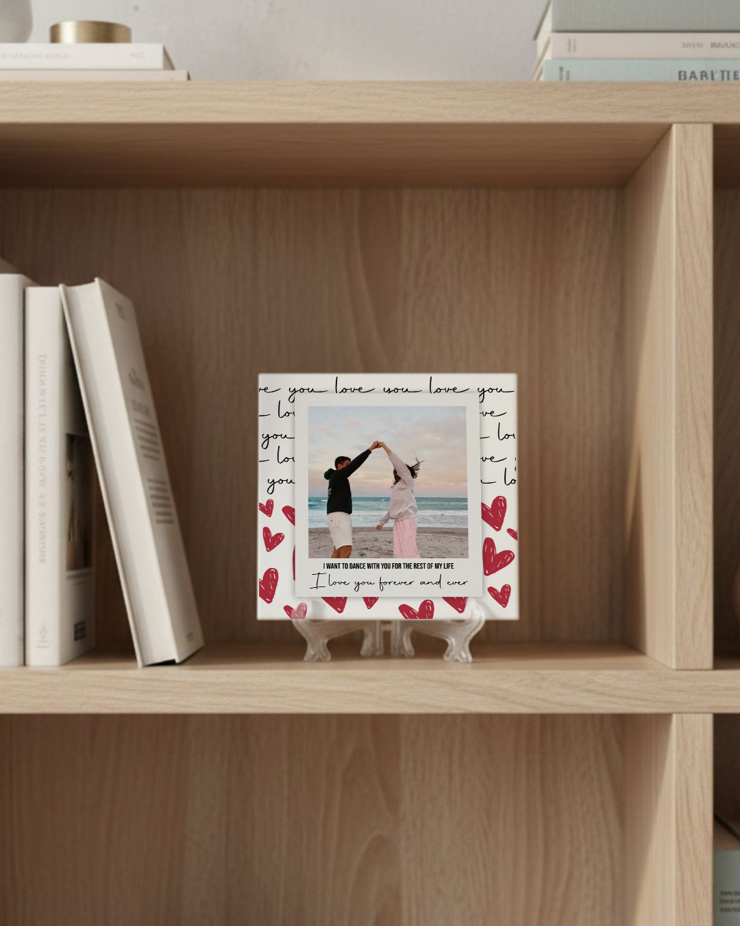 Azulejo c/ Polaroid & Dedicatória Personalizado