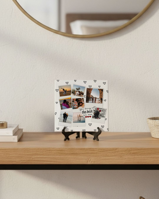 capa:amigos | Azulejo c/ 8 Fotos Personalizado — presente para Amigos