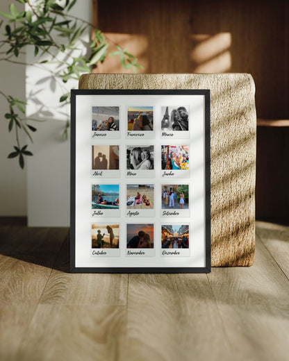 2.102. Cuadro 12 Meses c/ 12 Fotografías