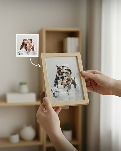 Quadro Aniversário de Namoro/Casamento - 1, 2, 5 e 10 anos