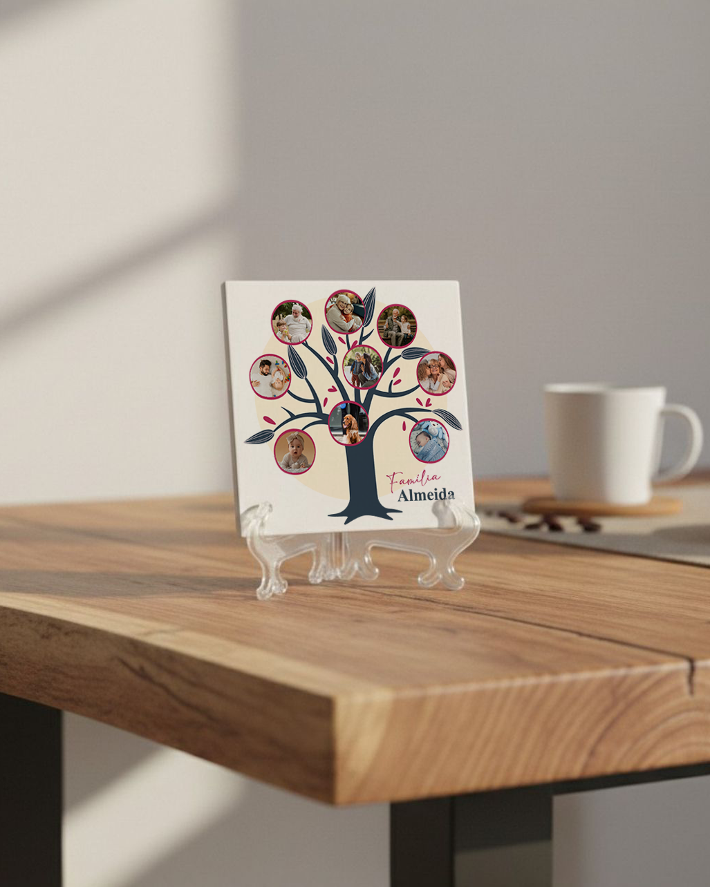 Azulejo Árvore Genealógica Personalizado