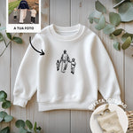Camisola c/ Retrato Line Art - Criança