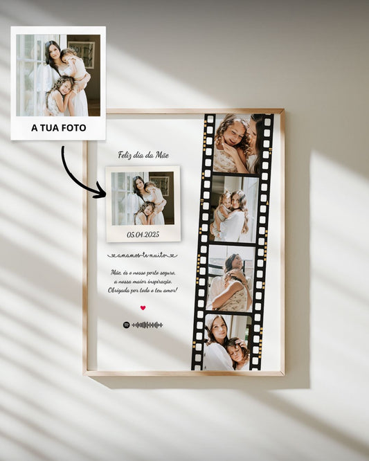 Custom Frame Polaroid & 4 Camera Roll Photos