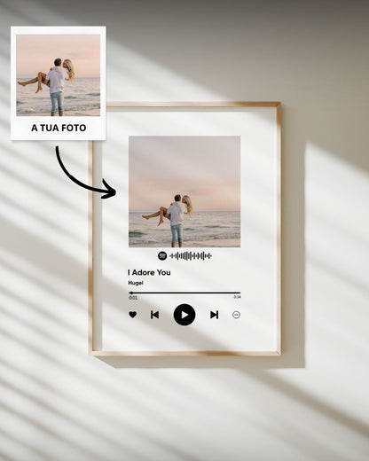 Cuadro Reproductor de Spotify Personalizable