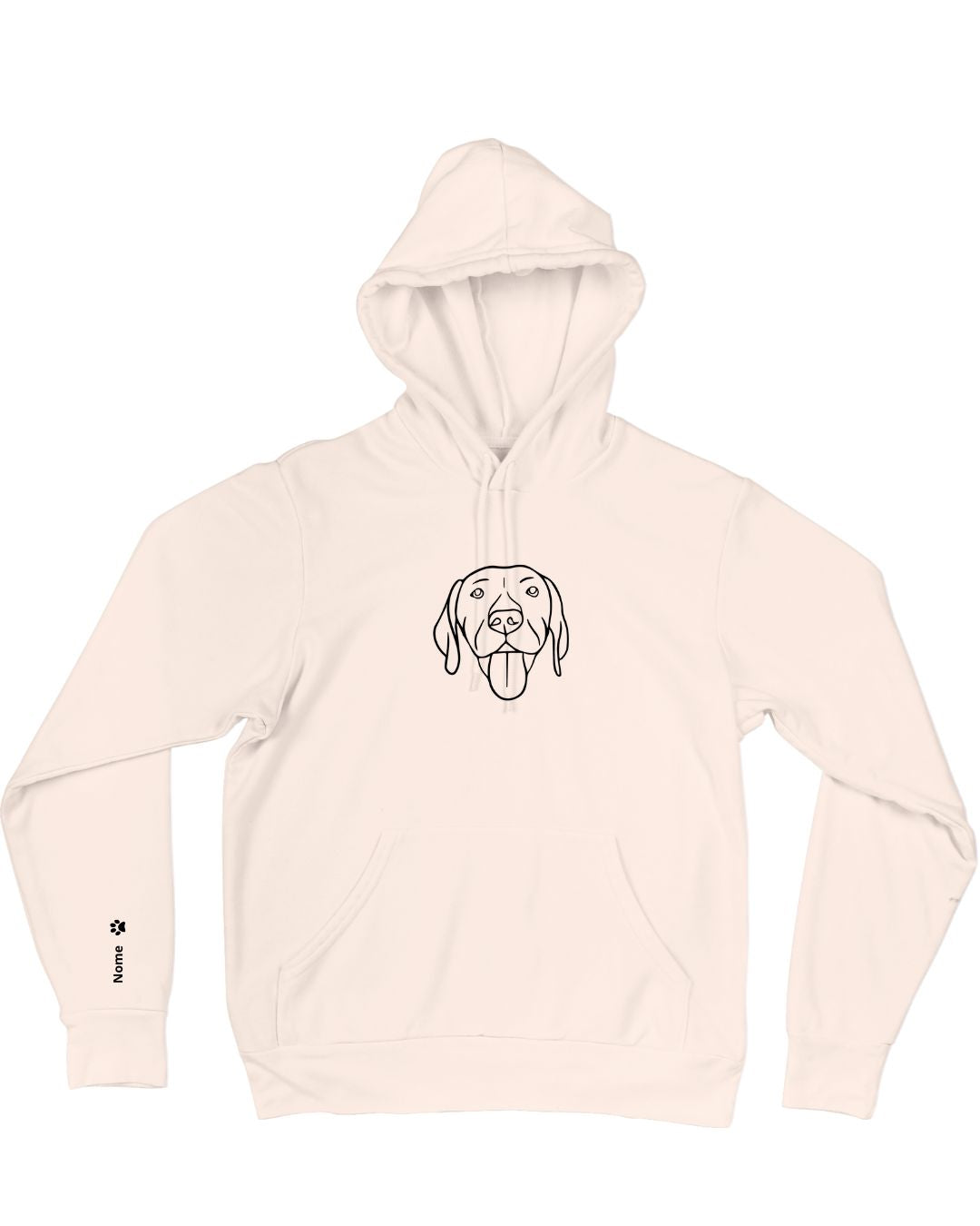 Custom Line Art Portrait Hoodie - Pets