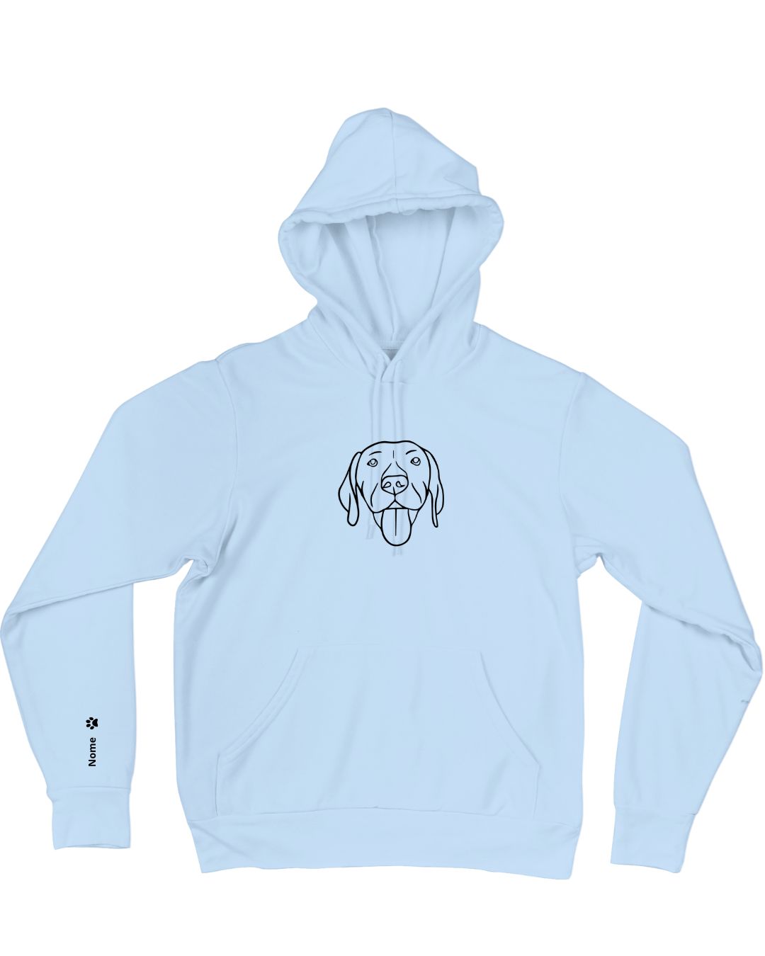 Custom Line Art Portrait Hoodie - Pets