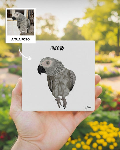 Custom Colored Portrait Tile