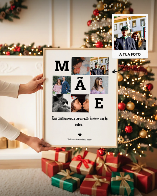 Custom Frame w/ 3 Letter and 6 Photos