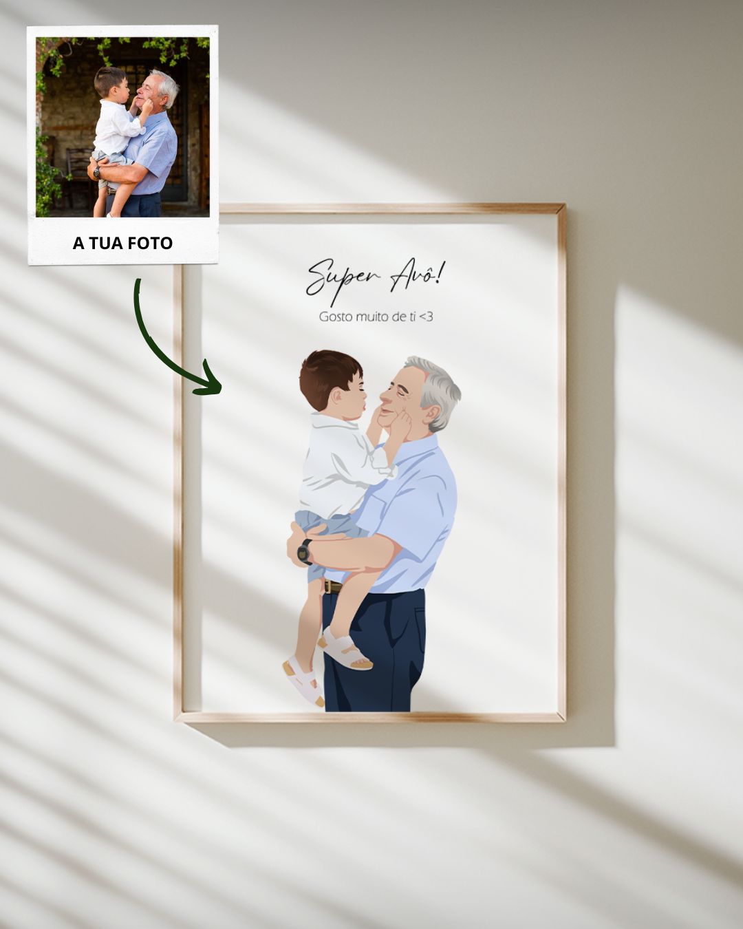 Cuadro Retrato Colorido