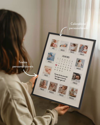 2.92. Cuadro Calendario c/ 10 Fotografías