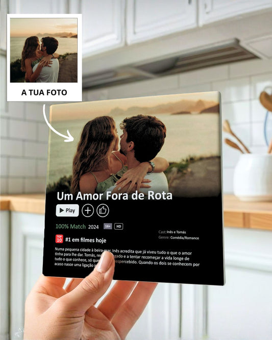 Azulejo Netflix c/ 1 Fotografia Personalizado