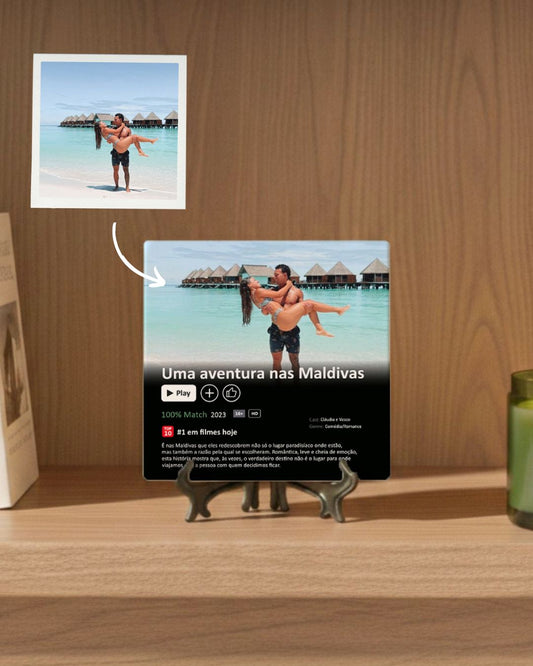 Azulejo Netflix c/ 1 Fotografia Personalizado