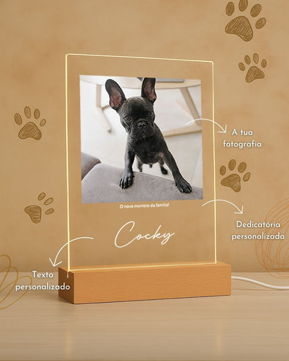 Lámpara Fotografía y Frase - Animal