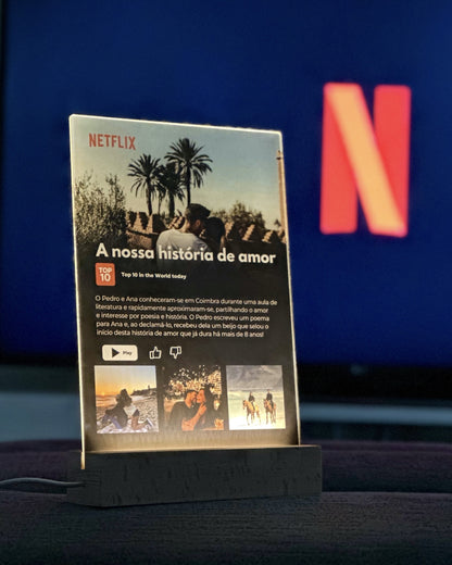 Custom Netflix Plaque