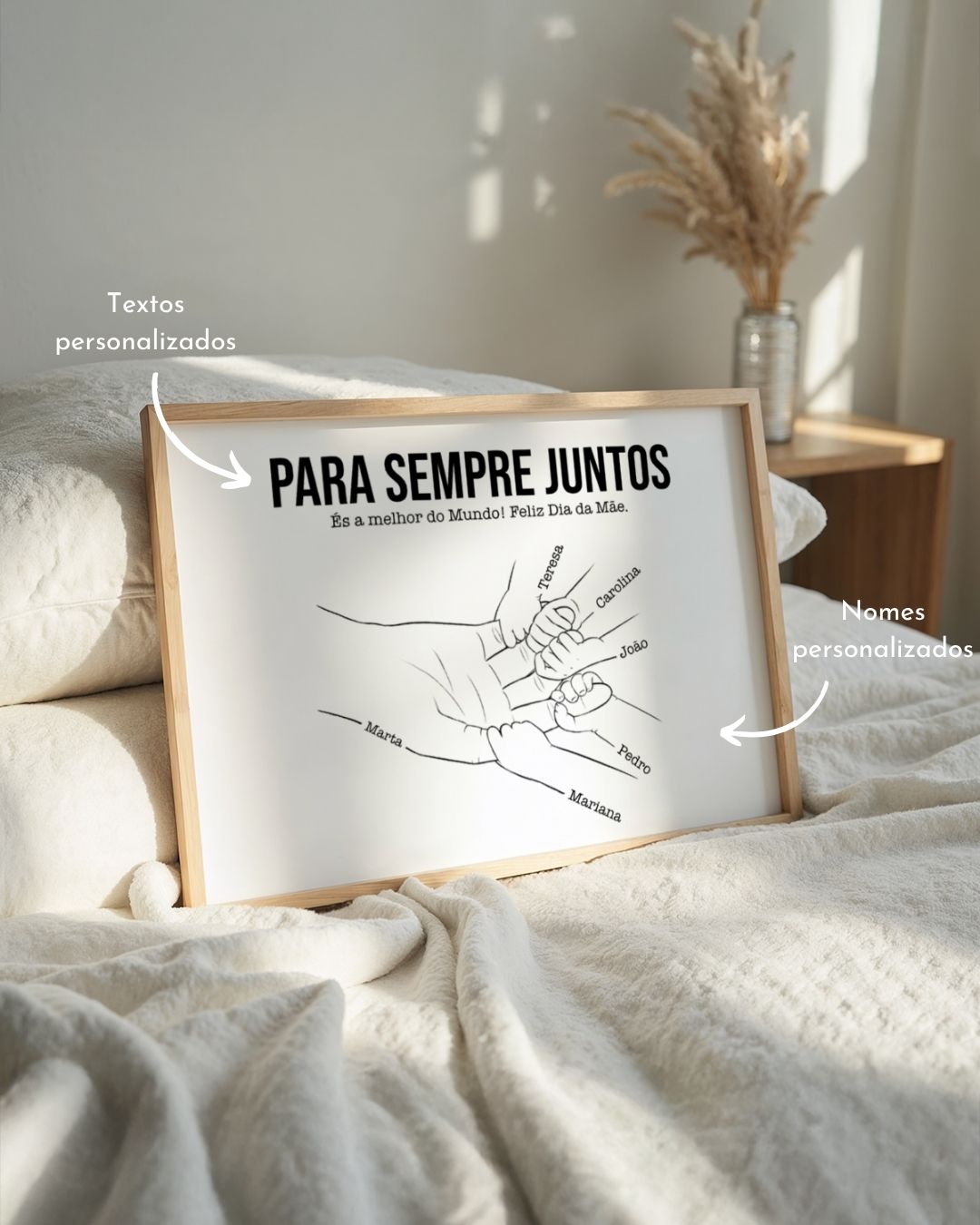 Cuadro Hold My Hand Personalizable