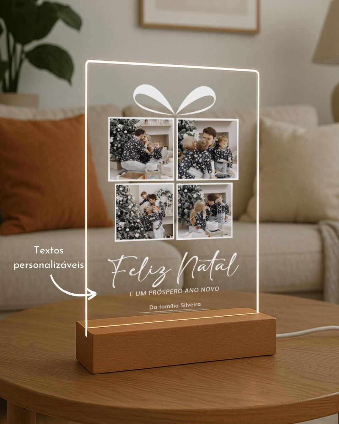 1.48. Lámpara Regalo c/ 4 Fotografías